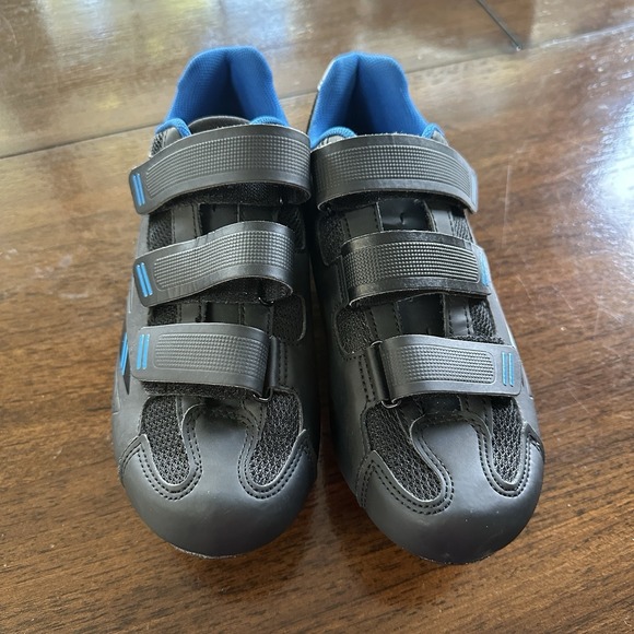 Tommaso Other - Tommaso Road Cycling Shoes – Size 40 – Black/Blue – 3 Strap Closure